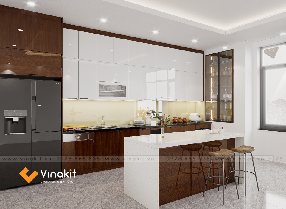 tủ bếp inox