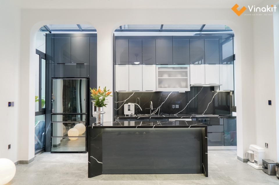 tủ bếp inox